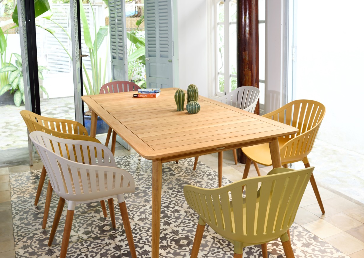 LifestyleGarden Nassau carver chair, Eve rect table 180x95cm, 76h, FSC LOT, PLC HOY-CSN-SGN, TEA FSC (5)