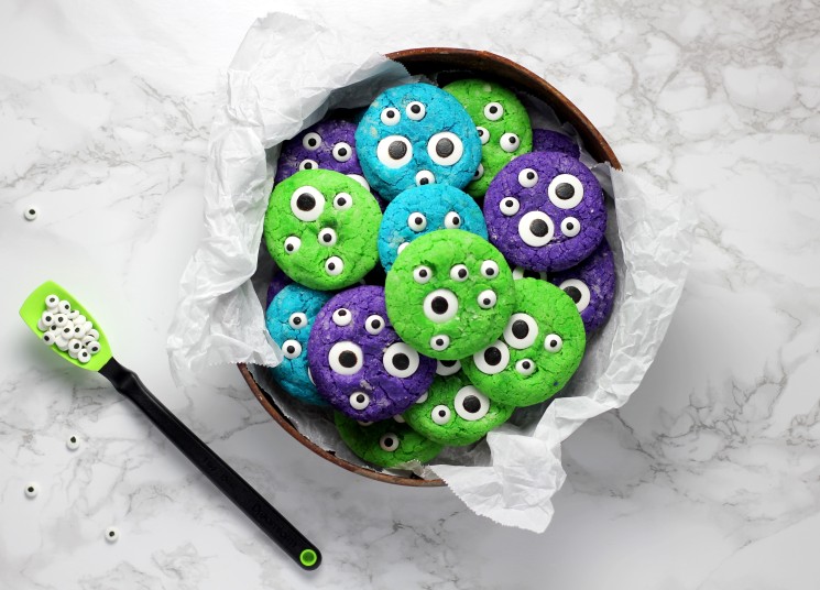 sheri silver Halloween monster cookies