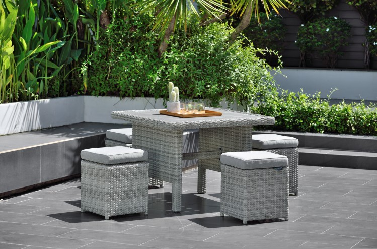 LIfestyleGarden Aruba lite stool dining set